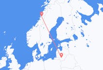 Loty z miasta Kowno do miasta Mosjøen