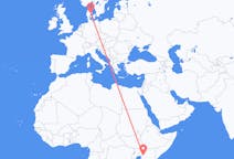 Flüge von Eldoret, Kenia nach Aarhus, Dänemark
