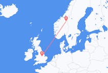 Flights from Nottingham, the United Kingdom to Røros, Norway