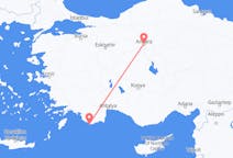Flights from Kastellorizo, Greece to Ankara, Turkey