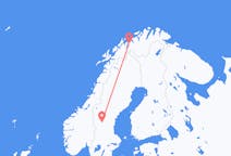 Flights from Sørkjosen, Norway to Sveg, Sweden