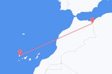 Flyg från Oujda, Marocko till La Palma, Spanien