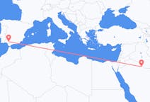 Flyreiser fra Rafha, Saudi-Arabia til Sevilla, Spania