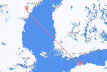 出发地 瑞典克拉姆福斯市目的地 爱沙尼亚塔林的航班