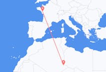 Flyg från Djanet, Algeriet till Nantes, Frankrike