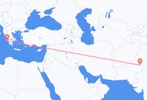 出发地 巴基斯坦出发地 木爾坦目的地 希腊扎金索斯島的航班