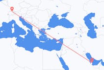 Flyreiser fra Doha, Qatar til Zürich, Sveits
