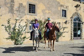 3 Hour Private Horse Ride to a Castle for Lunch and Wine Tasting