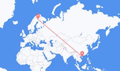 Flights from Haikou, China to Kittilä, Finland