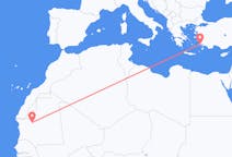 出发地 毛里塔尼亚出发地 阿塔爾目的地 土耳其哈利卡那索斯的航班
