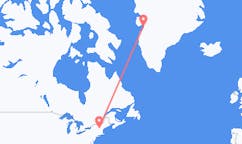 Voli da Libano, Stati Uniti ad Ilulissat, Groenlandia