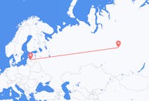 Flights from Podkamennaya Tunguska, Russia to Riga, Latvia