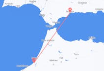 Vluchten van Rabat, Marokko naar Malaga, Spanje