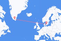 Flights from Narsarsuaq, Greenland to Ängelholm, Sweden