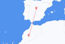 Flights from from Ouarzazate to Madrid