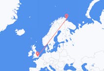 Flyg från Vardø till London