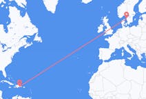 Flights from Santo Domingo, Dominican Republic to Gothenburg, Sweden
