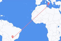 Flyrejser fra Presidente Prudente, São Paulo, Brasilien til Malta, Malta