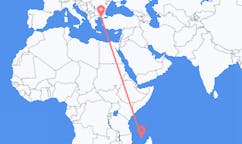 Flyreiser fra Mamoudzou, Frankrike til Alexandroupolis, Hellas