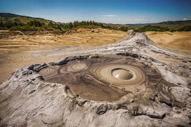Volcanes fangosos privados de Bucarest y visita a la mina de sal Unirea