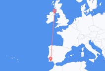 Flyg från Belfast, Nordirland till Faro District, Portugal