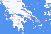 Vluchten van Kefalonia naar Ikaria