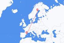Flights from Barcelona to Skellefteå
