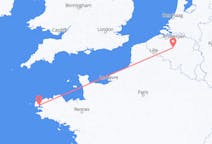 Loty z Brest, Francja do Brukseli, Belgia