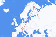 Flights from Kuusamo to Milan