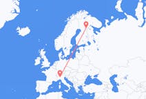 Flights from Kuusamo to Milan