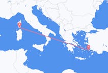 Flights from Figari, France to Kalymnos, Greece