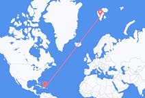 Vols de Saint-Domingue vers Svalbard