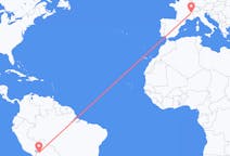 Flights from La Paz, Bolivia to Chambéry, France