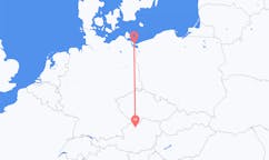 Flights from Heringsdorf, Germany to Linz, Austria