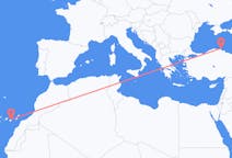 Flights from Sinop, Turkey to Las Palmas, Spain