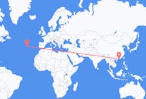 Flyreiser fra Macau, Macau til Terceira, Portugal