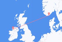 Flights from Kristiansand, Norway to Donegal, Ireland
