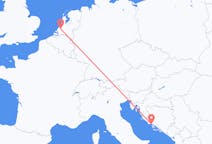 Vluchten van Rotterdam, Nederland naar Split, Kroatië