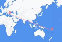 斐济出发地 拉巴萨飞往斐济目的地 米蒂利尼的航班