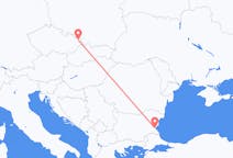 Flyreiser fra Ostrava, Tsjekkia til Burgas, Bulgaria