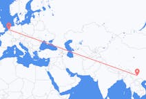 Flyreiser fra Kunming, til Rotterdam