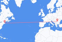 Flights from Boston, the United States to Craiova, Romania