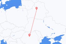 Flyg från Targu Mures, Rumänien till Minsk, Vitryssland