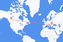 Flights from Dawson Creek, Canada to Craiova, Romania
