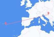 Flights from Ponta Delgada, Portugal to Osijek, Croatia