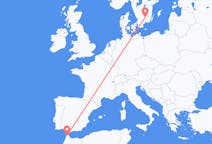 Flyg från Tanger, Marocko till Växjö, Sverige