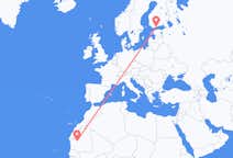 Flyreiser fra Atar, Mauritania til Helsingfors, Finland