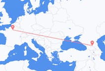 Flyg från Paris till Vladikavkaz