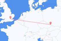 Flights from London to Ostrava