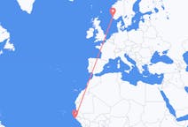 Vols de Cap Skirring, le Sénégal pour Stavanger, Norvège